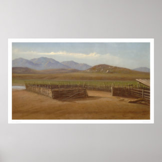 Póster Corral, Rancho Santa Margarita (1162)