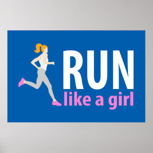 Póster Corre como un chica