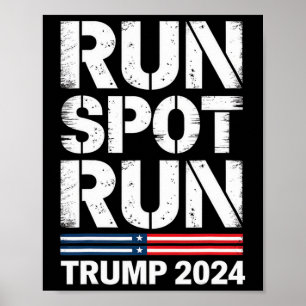 Póster Corre Mancha Corre Trump Presidente Trump