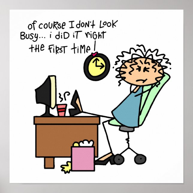 Póster Correcto El Humor Por Primera Vez (Frente)