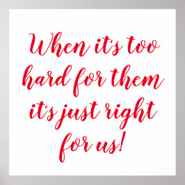 Póster Correcto Motivación Inspirador manuscrito