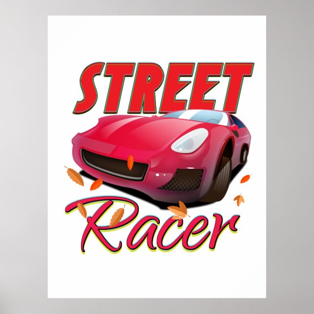 Póster Corredor de calle (Frente)