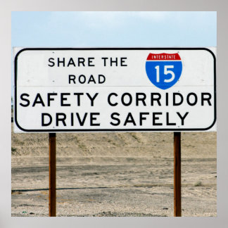 Póster Corredor de seguridad I-15