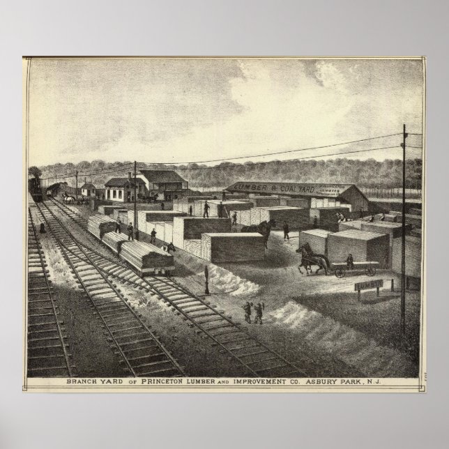 Póster Corredor de sucursal, Princeton Lumber & Improveme (Frente)
