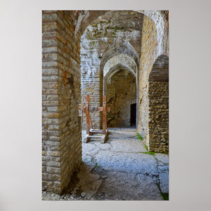Póster Corredor del castillo Rakvere, Estonia