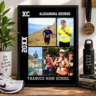 Póster Corredor Personalizado de Cross Country XC