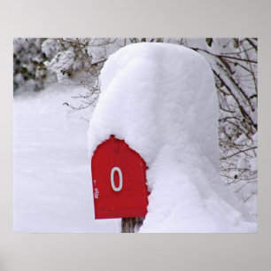 Póster Correo del invierno
