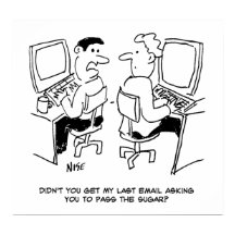 Correo electrónico de operador de equipo que solic