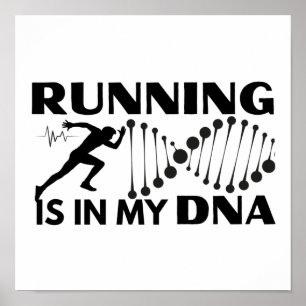 Póster Correr está en mi ADN