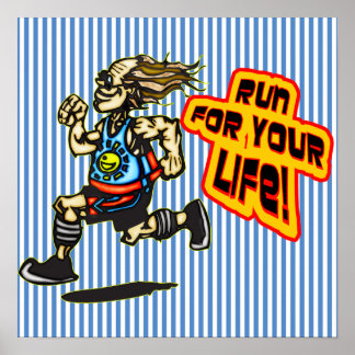 Póster Correr por su vida