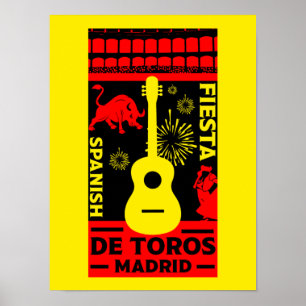 Póster Corrida De Toros