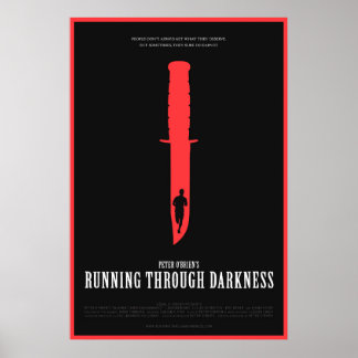 Póster Corriendo a través del Poster de la película Darkn