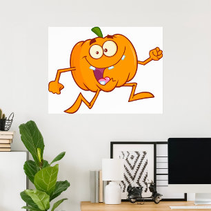 Póster Corriendo calabaza