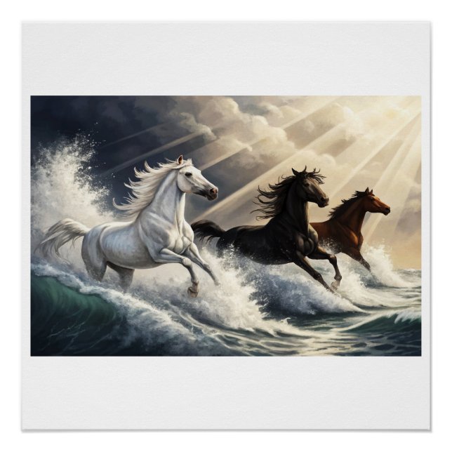 PÓSTER CORRIENDO EN EL AGUA (Anverso)