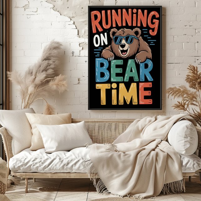 Póster Corriendo en el Ilustracion del tiempo del oso (Subido por el creador)