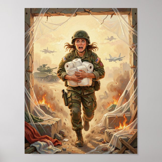 Póster Corriendo Hacia la Esperanza a Través de la (Frente)
