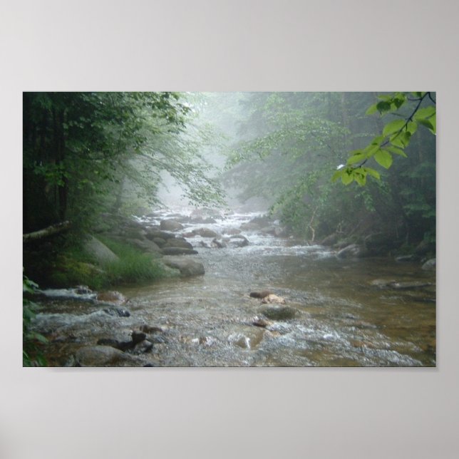 Póster corriente de niebla (Frente)