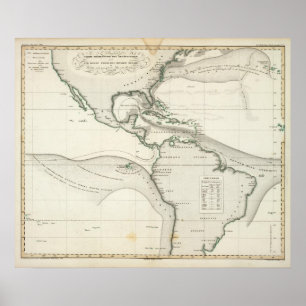 Póster Corriente de Océano Atlántico