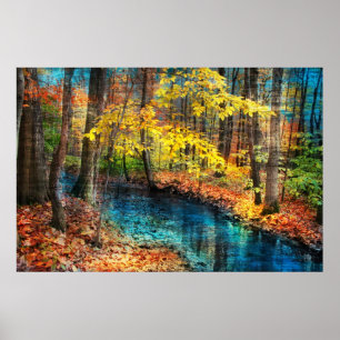 Póster Corriente del otoño, poster