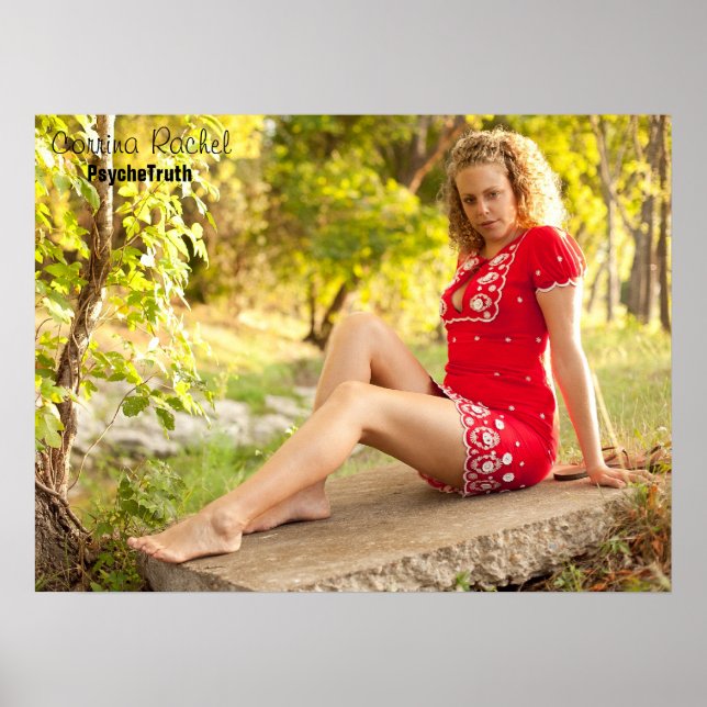 Póster Corrina Rachel Red Vress Poster (Frente)