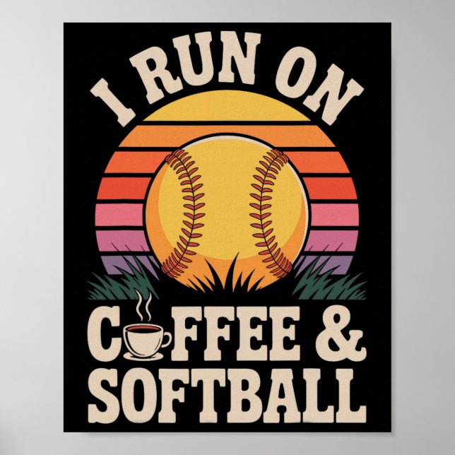Póster Corro En Café Y Softll  (Frente)