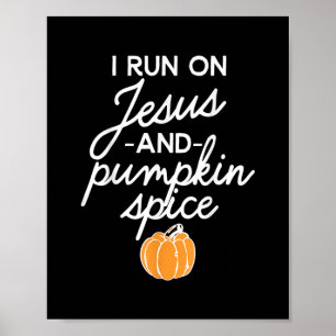 Póster Corro Sobre Jesús Y Las Especias De Calabaza - Hal
