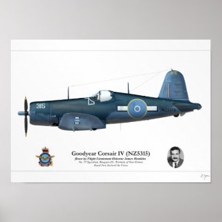 Póster Corsair IV (Osborne Hawkins