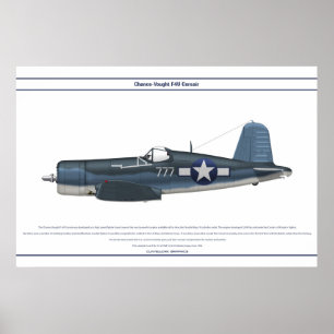 Póster Corsair USA VMF-212