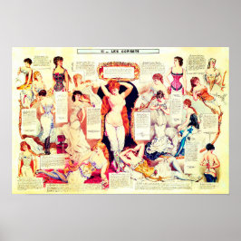 Póster Corsé victoriano