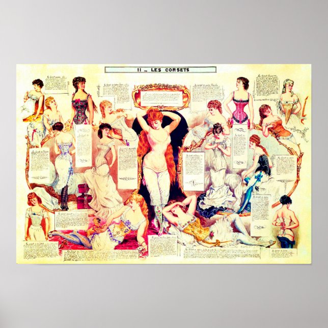 Póster Corsé victoriano (Frente)