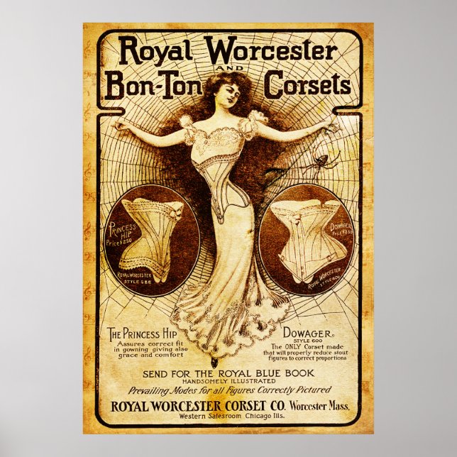 Póster Corsés de Royal Worcester (Frente)