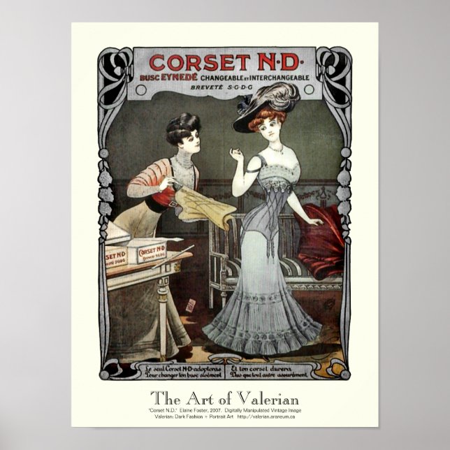 Póster Corset N.D. - Imprimir (Frente)