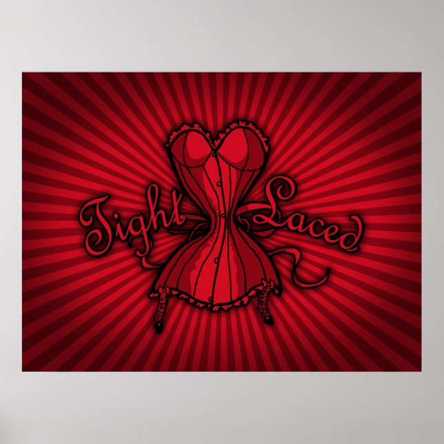 Póster Corset Tight Laced (Frente)
