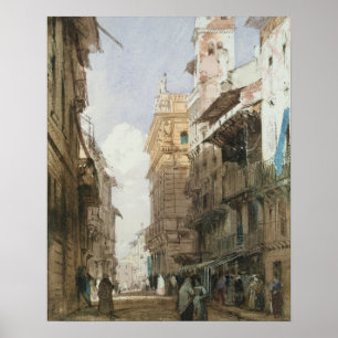 Póster Corso Sant'Anastasia, Verona, with the Palace of P