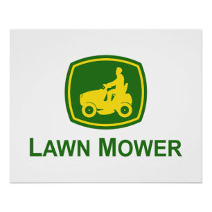 Póster Cortacésped John Deere