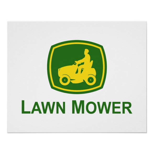 Póster Cortacésped John Deere (Anverso)