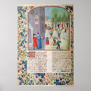 Póster Cortar árboles y cosechar