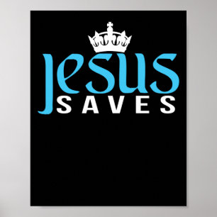 Póster Cortar Jesús Saves