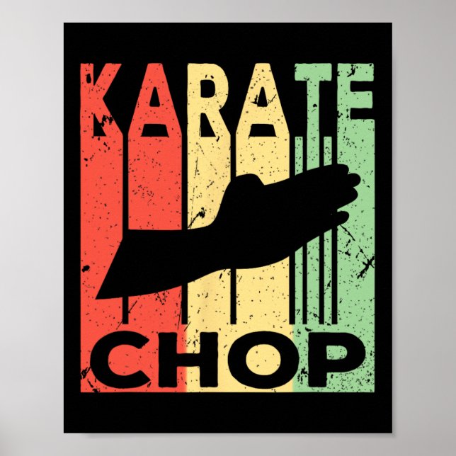 Póster Corte de Karate Antiguo  (Frente)