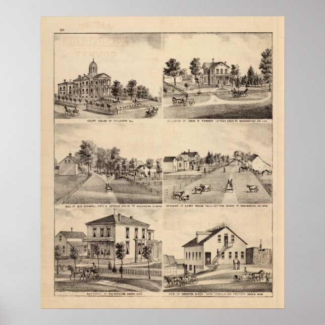 Póster Corte de Stillwater, Minnesota (Frente)