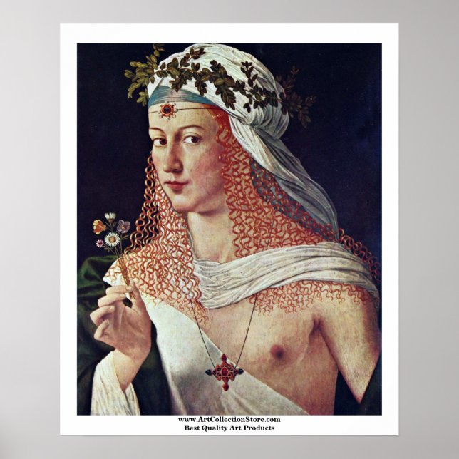 Póster Cortesan (¿Retrato De Lucrezia Borgia?) (Frente)