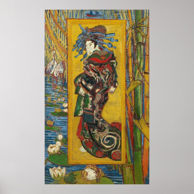 Póster Cortesía de Eisen, de Van Gogh 1887 (Frente)