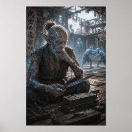 Póster Cortesía / Fabricante de cuchillas / Tatami de luc