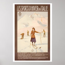 Póster Cortina D'Ampezzo Val Gardena Bardonecchia