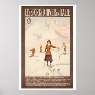 Póster Cortina D'Ampezzo Val Gardena Bardonecchia