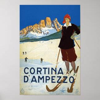 Póster Cortina D'Amprezzo