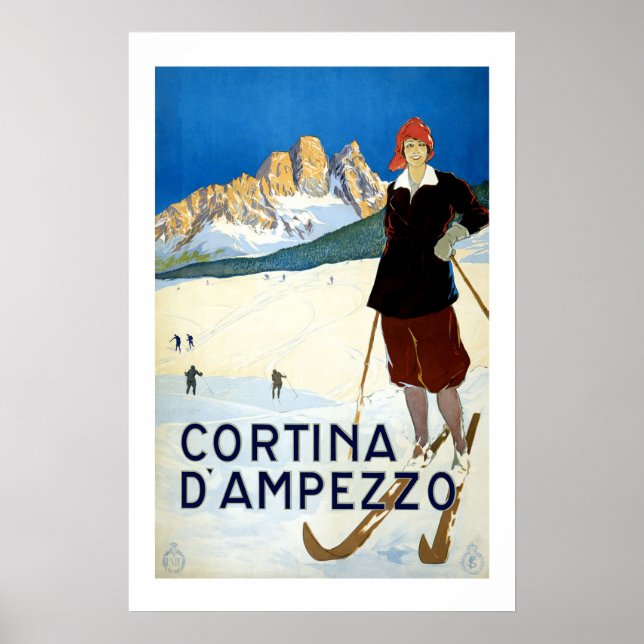 Póster Cortina Italia Viaje de cosecha (Frente)