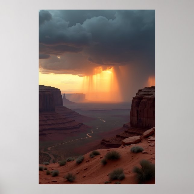 Póster Cortinas de Luz (Frente)