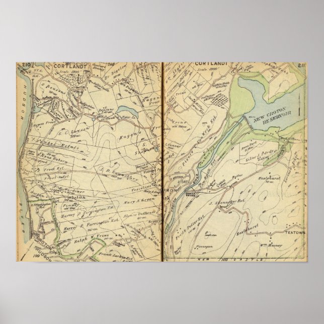 Póster Cortlandt, Nueva York 2 (Frente)