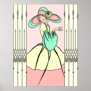 Póster CORTNEY, ART DECO: Semana Santa